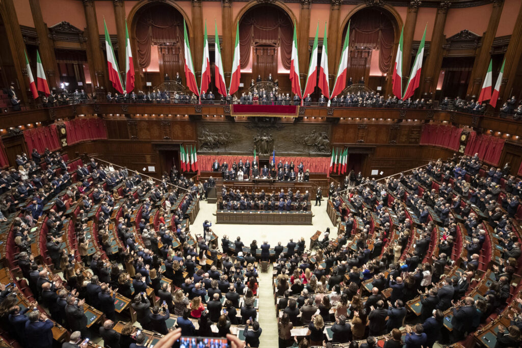 Aula della Camera dei Deputati durante una seduta