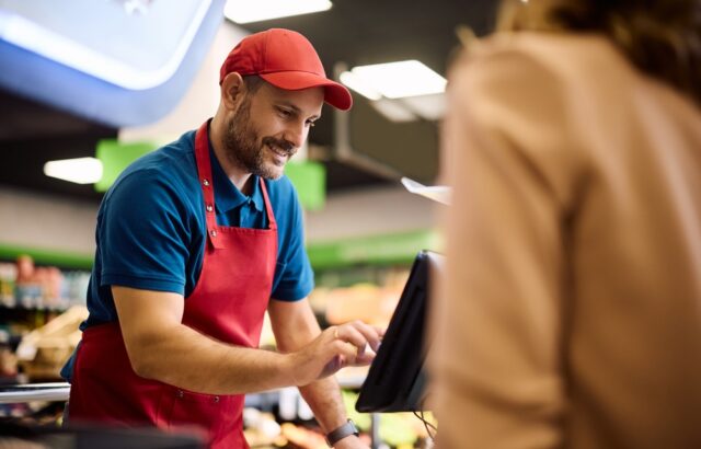 Immagine rappresentativa della tecnologia Vision AI nei self-checkout