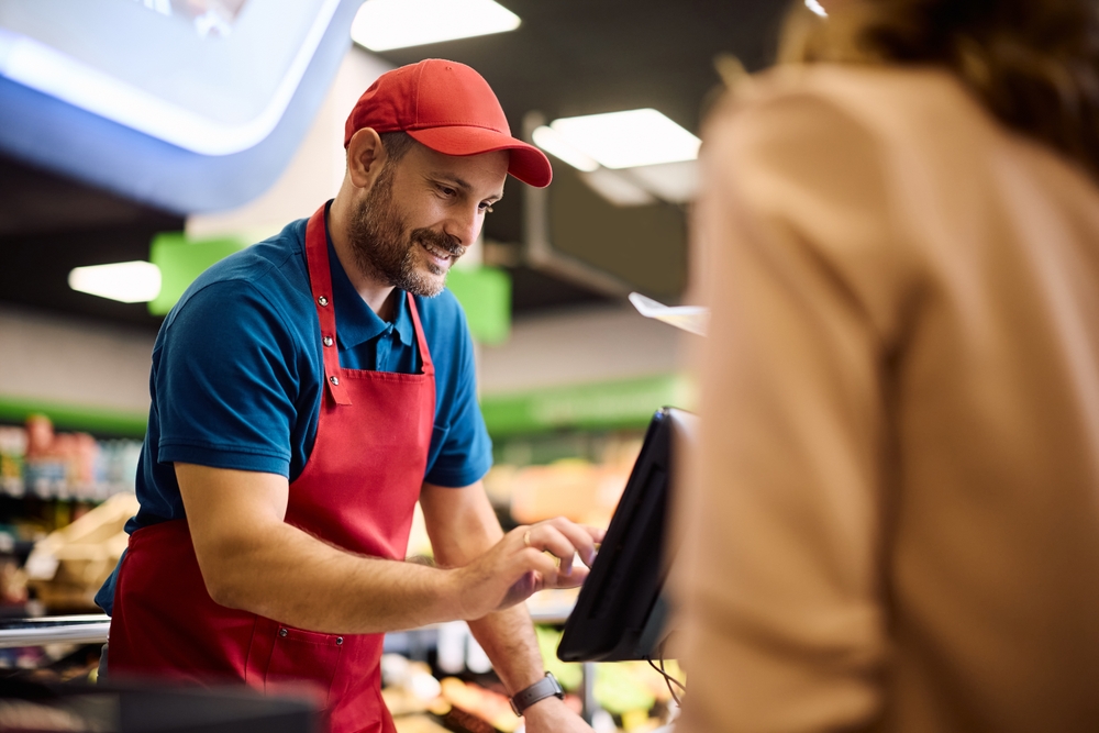 Immagine rappresentativa della tecnologia Vision AI nei self-checkout
