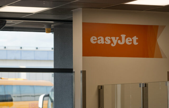 easyJet aereo in volo