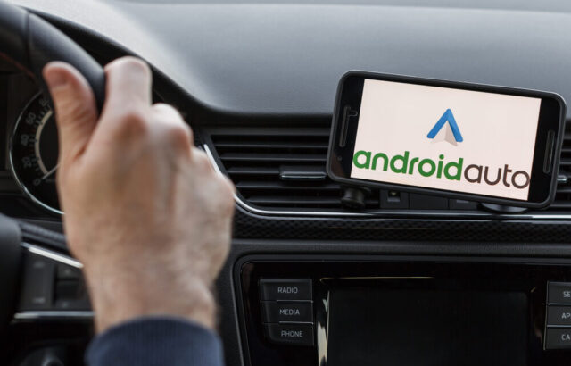 Screenshot di Android Auto