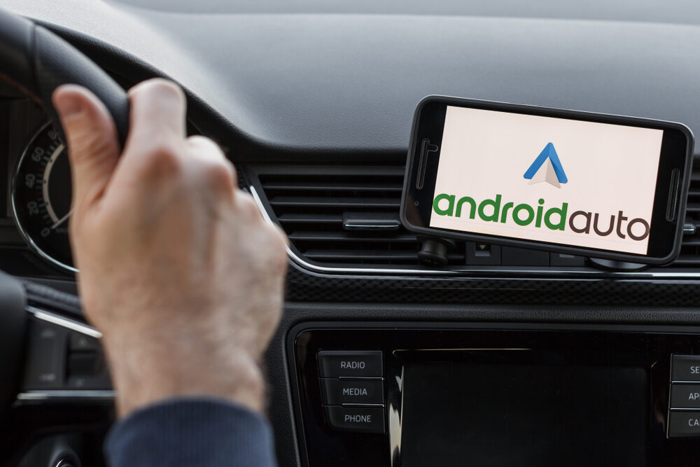 Screenshot di Android Auto